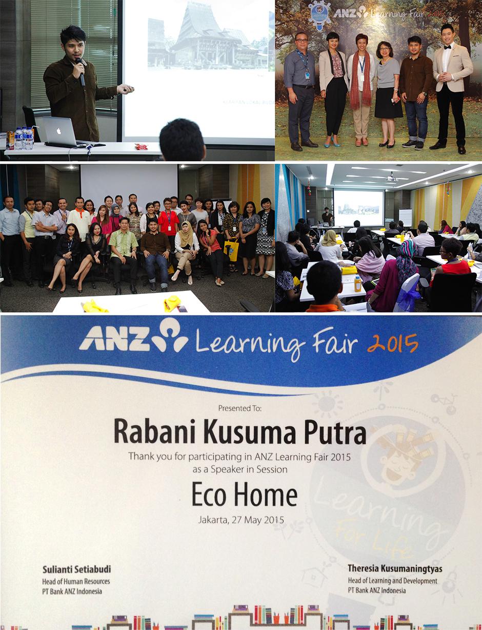 ANZ Learning Fair dengan Tema "Eco Design" bersama NIMARA Architects